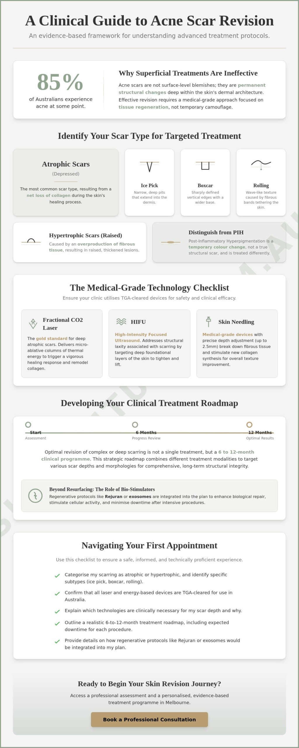 Acne Scar Treatment Melbourne: The Clinical Checklist for Skin Regeneration