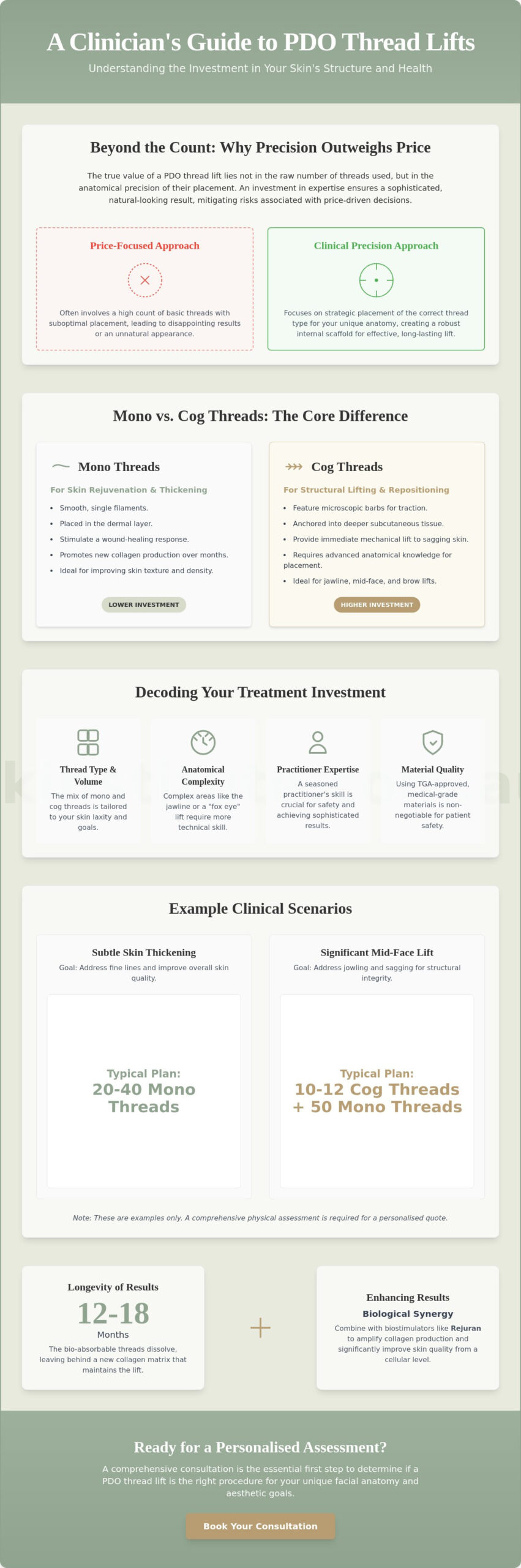 Cost of PDO Thread Lift Melbourne: A Clinical Guide to Treatment Investment