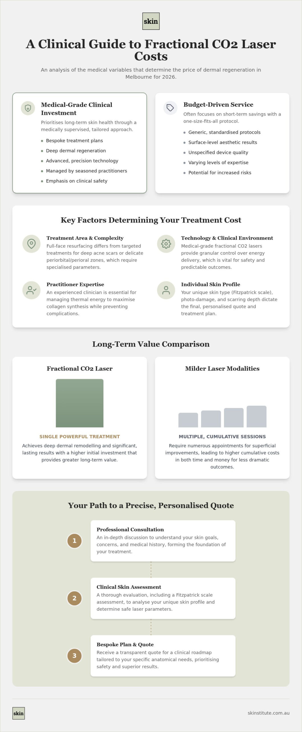 Fractional CO2 Laser Cost Melbourne: A Clinical Pricing Guide for 2026
