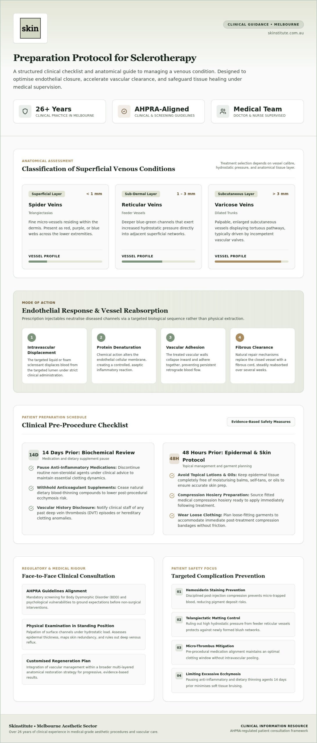 How to Prepare for Sclerotherapy Treatment: A Clinical Checklist