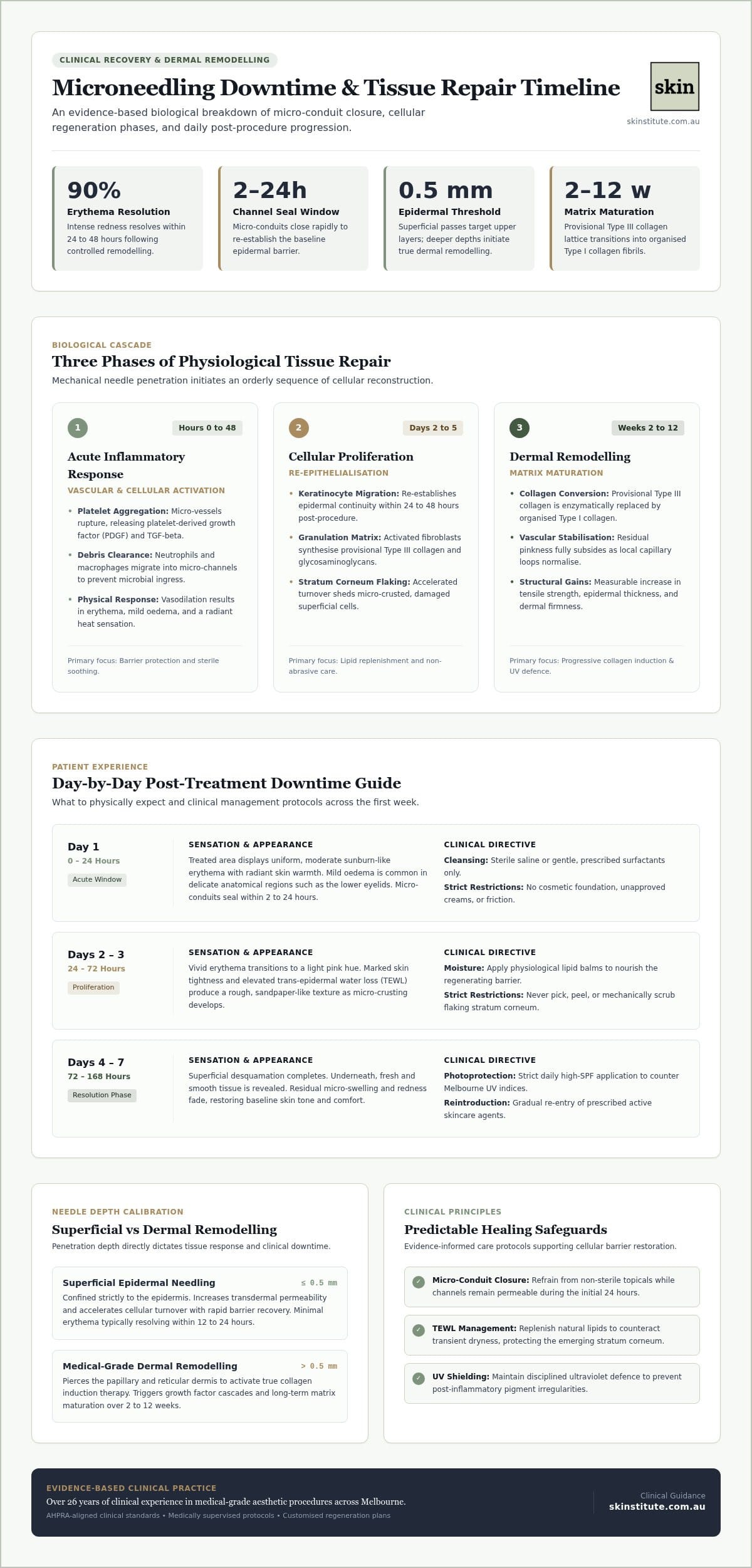 Microneedling Downtime and Healing Process: The Clinical Recovery Guide